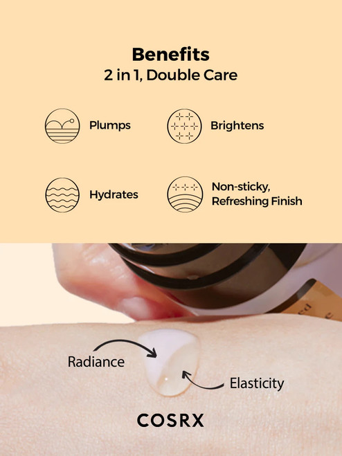 COSRX Advanced Snail Radiance Dual Essence sukinnaturals sukinnaturals.com.au