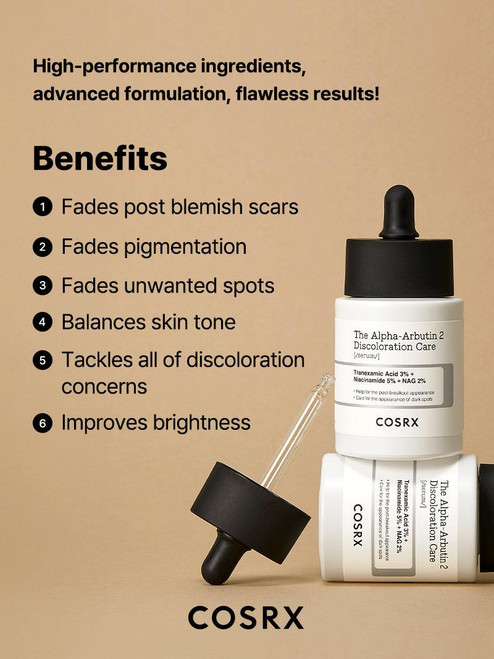 COSRX The Alpha-Arbutin 2 Discoloration Care Serum sukinnaturals sukinnaturals.com.au